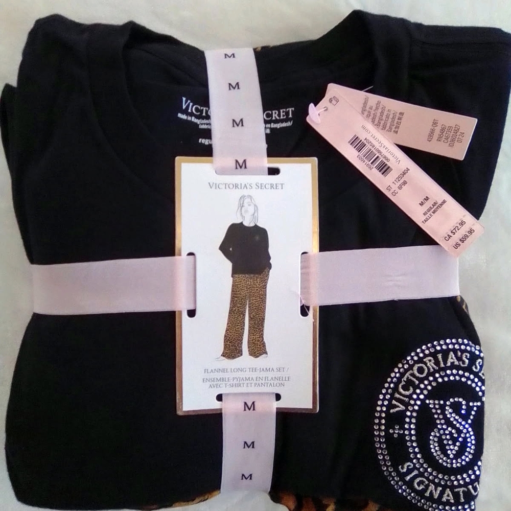 Victoria's Secret Black Pajama Set
